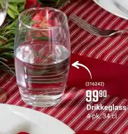 Europris Drikkeglass, NOK 99.9 tilbud