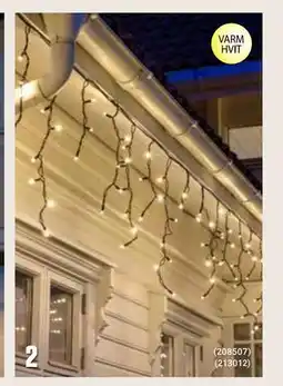 Europris Hafjell systemlys istapp påbygg tilbud