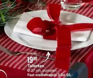 Europris Tallerken, Medlemspris tilbud