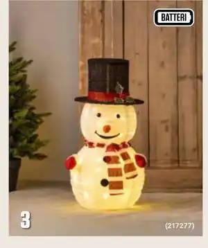 Europris Julefigur snømann, NOK 199 tilbud