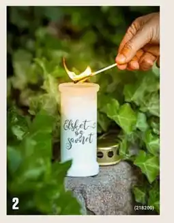 Europris Gravlys med tekst, NOK 44.9 tilbud