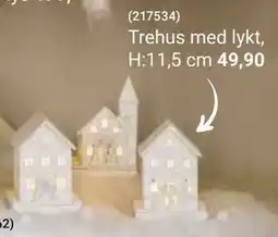 Europris Trehus med lykt,, NOK 49.9 tilbud