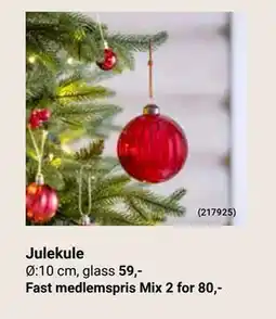 Europris Julekule, NOK 80, Medlemspris tilbud