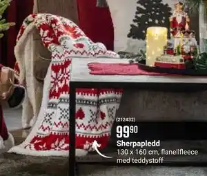 Europris Sherpapledd, NOK 99.9 tilbud