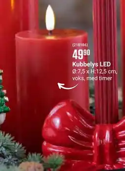 Europris Kubbelys LED, NOK 49.9 tilbud