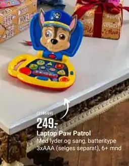 Europris Laptop Paw Patrol, NOK 249 tilbud