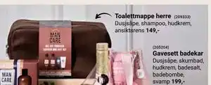 Europris Toalettmappe herre, NOK 149 tilbud