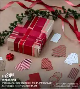 Europris Innpakking tilbud