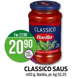 Kiwi CLASSICO SAUS, NOK 20.9 tilbud
