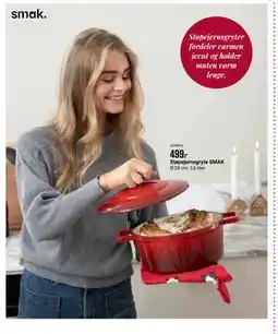 Europris Støpejernsgryte SMAK, NOK 499 tilbud