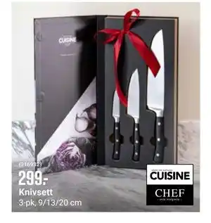 Europris Knivsett, NOK 299 tilbud