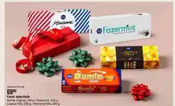 Europris Fazer sjokolade, NOK 69.9 tilbud