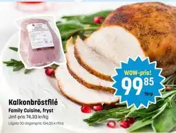 Eurocash Kalkonbröstfilé, SEK 99.85 tilbud