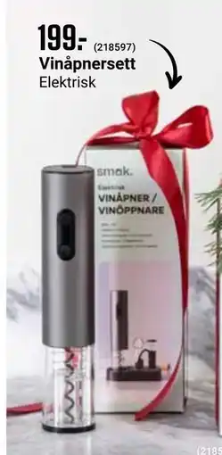 Europris Vinåpnersett, NOK 199 tilbud