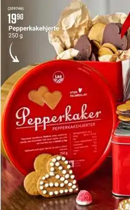 Europris Pepperkakehjerte, NOK 19.9 tilbud