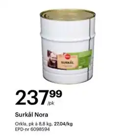Storcash Surkål Nora tilbud