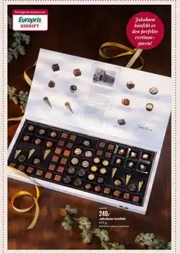 Europris Jakobsen konfekt, NOK 249 tilbud
