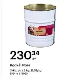 Storcash Rødkål Nora tilbud