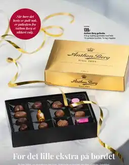 Europris Anthon Berg gulleske, NOK 139 tilbud