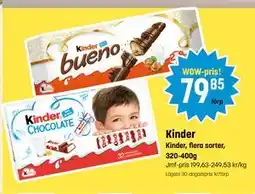 Eurocash Kinder, SEK 79.85 tilbud