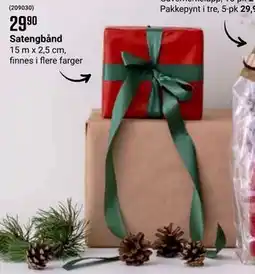 Europris Satengbånd, NOK 29.9 tilbud