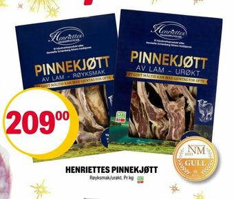 Coop Extra Henriettes pinnekjøtt tilbud