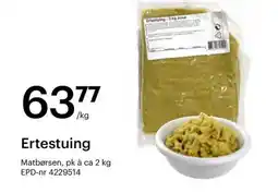 Storcash Ertestuing tilbud