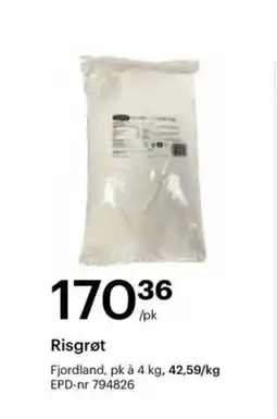 Storcash Risgrøt tilbud