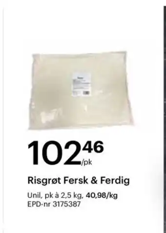 Storcash Risgrøt Fersk & Ferdig tilbud