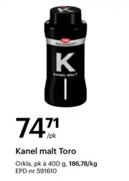 Storcash Kanel malt Toro tilbud