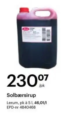 Storcash Lerum Solbærsirup tilbud