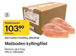 Storcash Matboden kyllingfilet tilbud