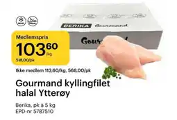 Storcash BERIKA Gourmand kyllingfilet halal Ytterøy tilbud