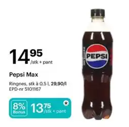 Storcash Pepsi Max tilbud