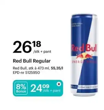 Storcash Red Bull Regular tilbud