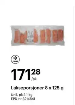 Storcash Lakseporsjoner tilbud