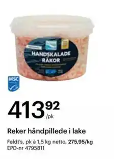 Storcash Reker håndpillede i lake tilbud