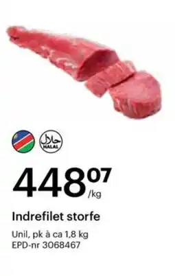 Storcash Indrefilet storfe tilbud