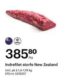 Storcash Indrefilet storfe New Zealand tilbud