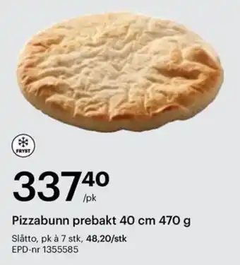Storcash Pizzabunn prebakt tilbud