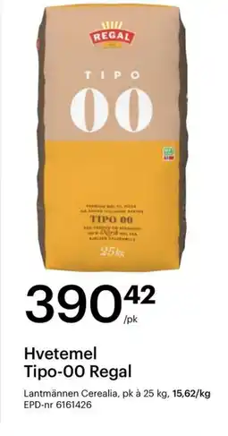 Storcash Hvetemel Tipo-00 Regal tilbud