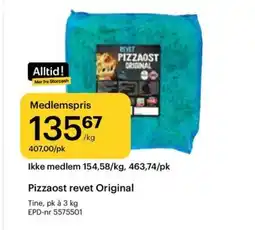 Storcash Tine Pizzaost revet Original tilbud