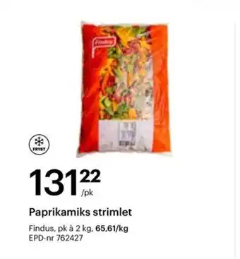 Storcash Findus Paprikamiks strimlet tilbud