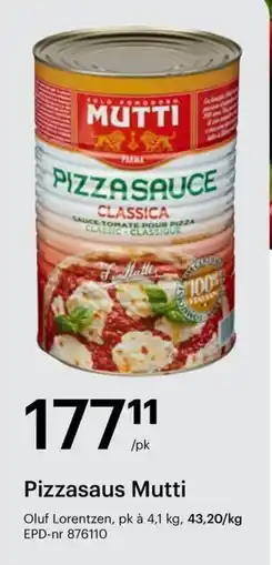 Storcash Pizzasaus Mutti tilbud