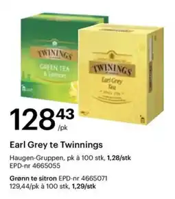 Storcash Earl Grey te Twinnings tilbud