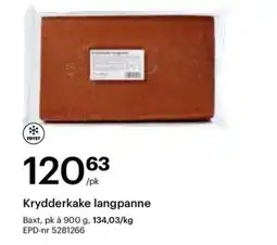 Storcash Krydderkake langpanne tilbud