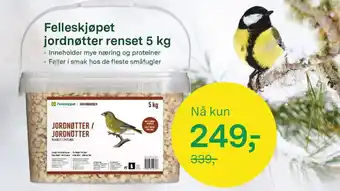 Felleskjøpet Felleskjøpet jordnøtter renset tilbud
