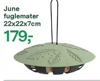 Felleskjøpet June fuglemater 22x22x7cm tilbud