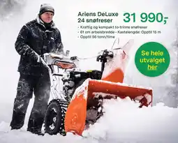 Felleskjøpet Ariens deluxe 24 snøfreser tilbud