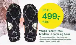 Felleskjøpet Veriga family track brodder til dame og herre tilbud